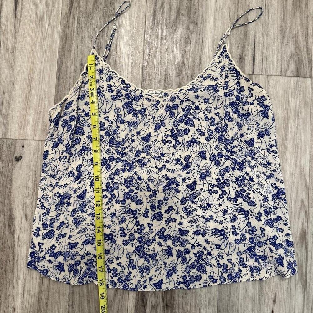 Intimately free people blue floral top